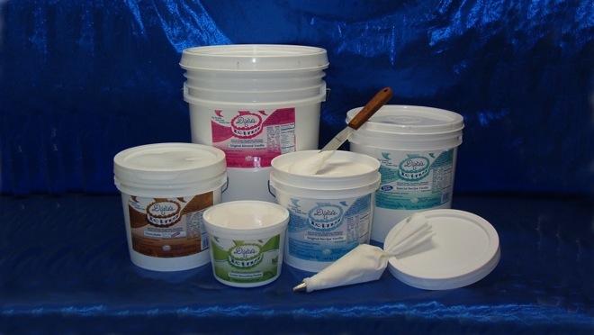 5 gallon bucket of best sale buttercream icing